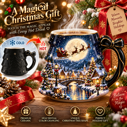 Christmas Magic Color-Changing Mug Heat Reveal Holiday Gift