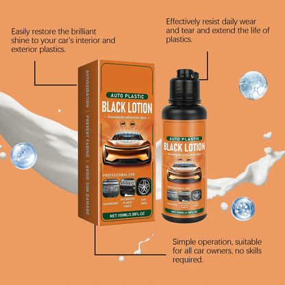 Car Plastic Restorer | Bring Faded Trim Back to Black