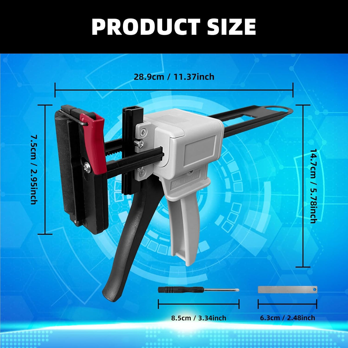 Labor-Saving Manual Tube Squeezer Glue Gun