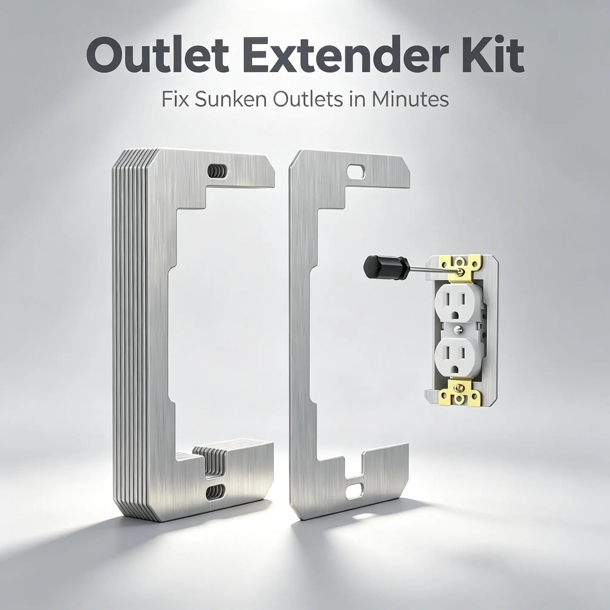 Wall Plate Spacer Kit for Loose Outlets & Electrical Boxes