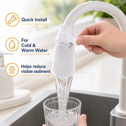 Cotton Faucet Filter Bags Sediment & Splash Filter