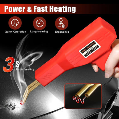 Handheld Car Plastic Welding Repair Tool (200 Staples Included)