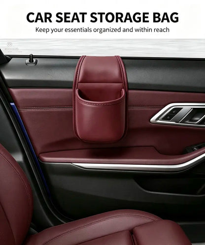Multifunctional Car Leather Storage Pocket | Say Goodbye to Clutter!
