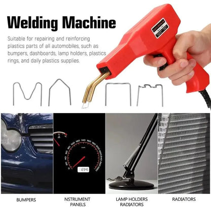 Handheld Car Plastic Welding Repair Tool (200 Staples Included)