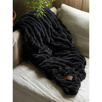 Oversized Plush Throw Blanket