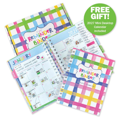 2027 2028 Reminder Binder 24-Month All-in-One Life Planner
