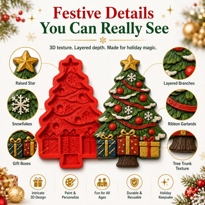 DIY Christmas Tree Mold & Paint Craft Kit