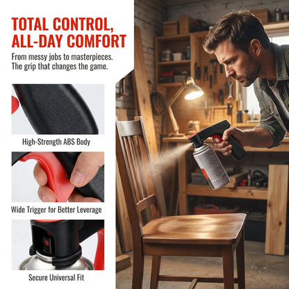 Universal Ergonomic Spray Gun Handle for Car Refinishing & DIY Painting