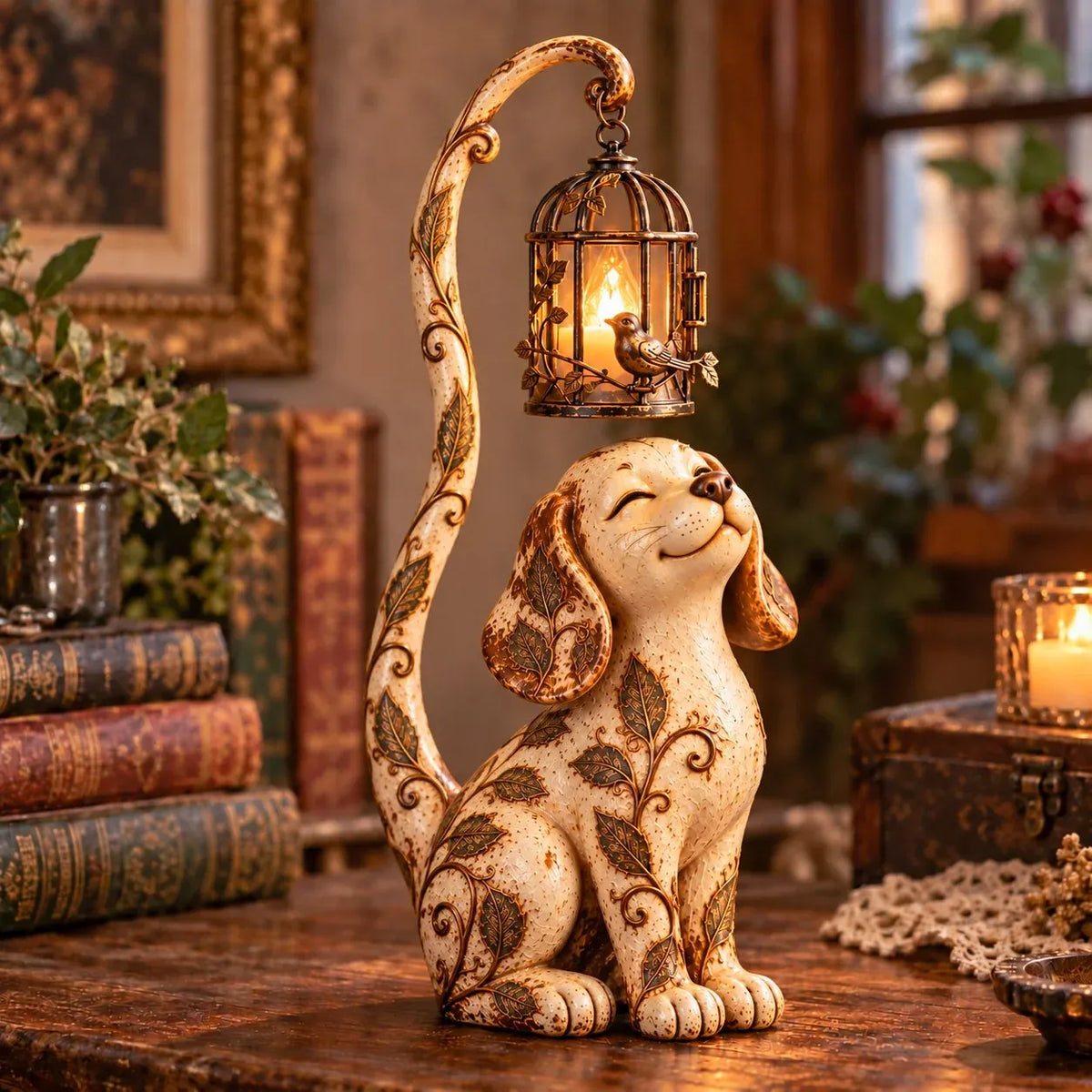 Little Guardian Lantern Figurines A Cozy Glow for Any Corner (5 Styles)