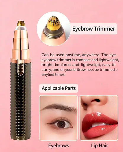 Rechargeable 3-in-1 Facial Hair Trimmer for Women