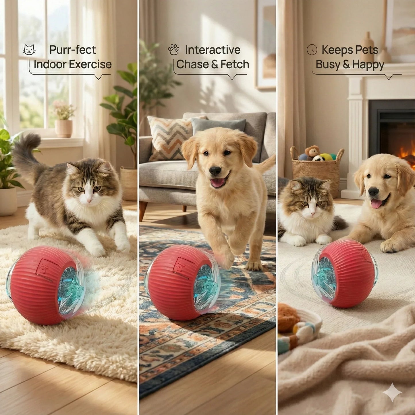 Automatic Pet Chase Balls