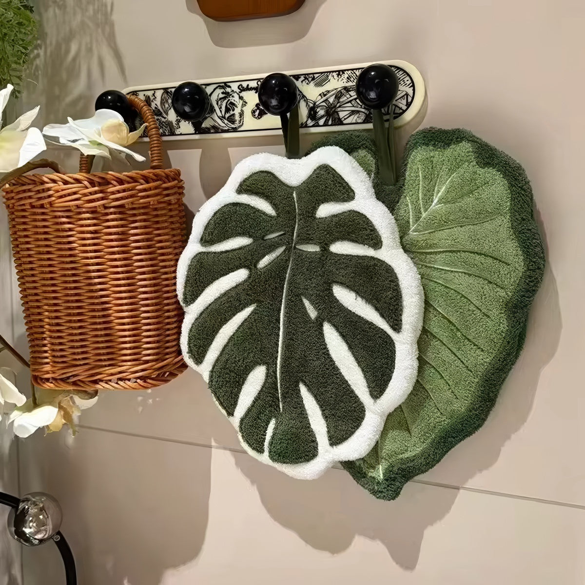 Botanical Microfiber Hand Towels