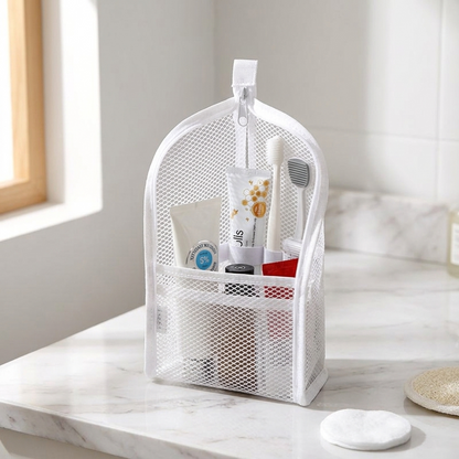 Self-Standing Travel Toiletry Pouch Compact Organizer for Travel & Daily Essentials