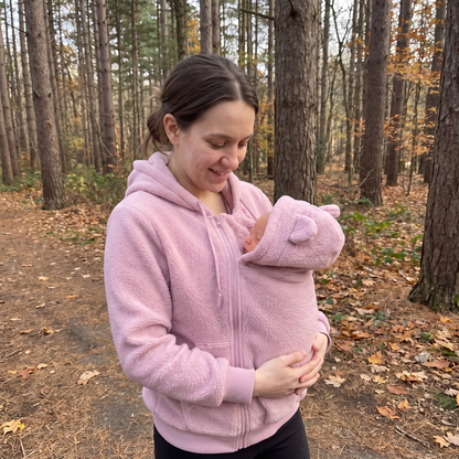Cozy Babywearing Fleece Hoodie
