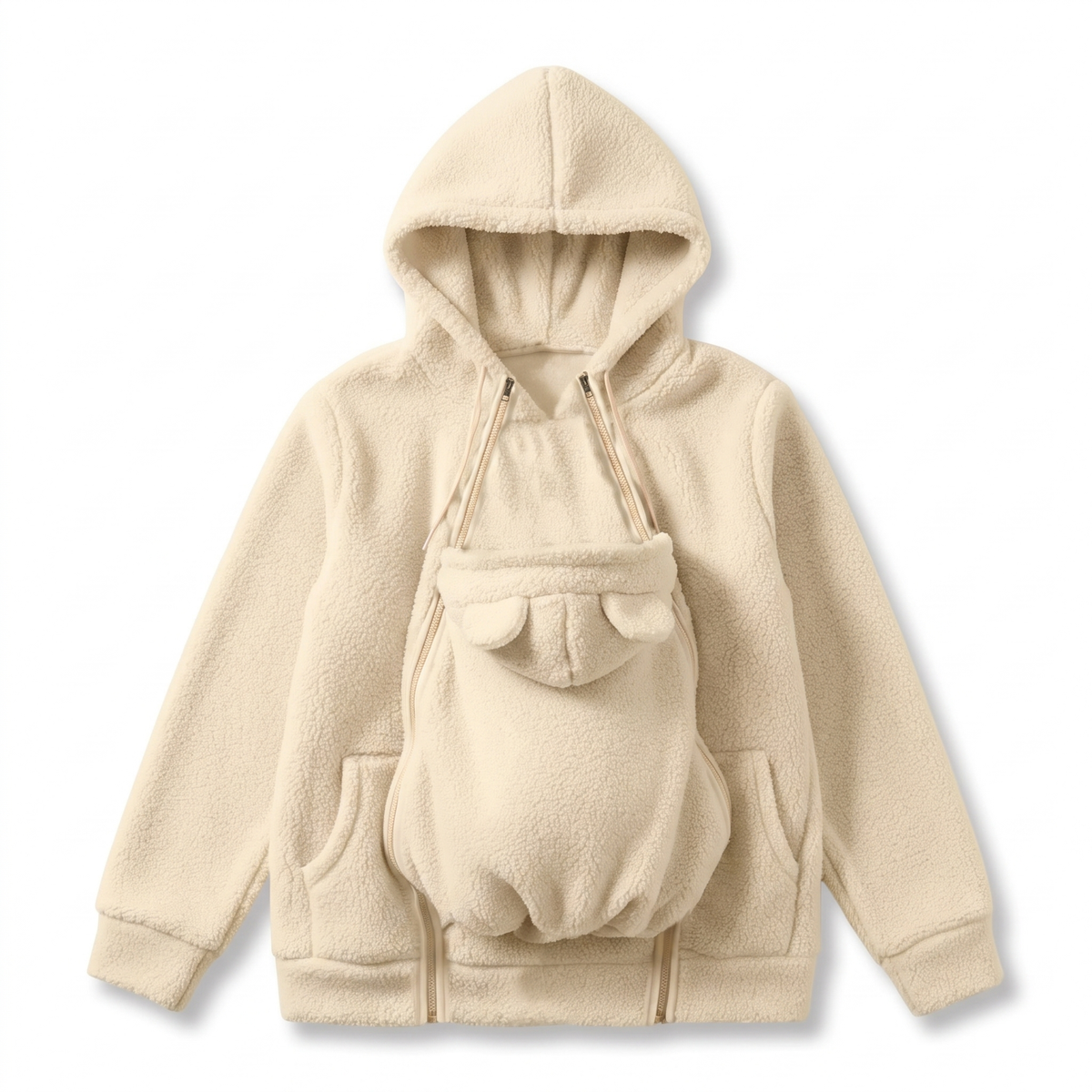 Cozy Babywearing Fleece Hoodie