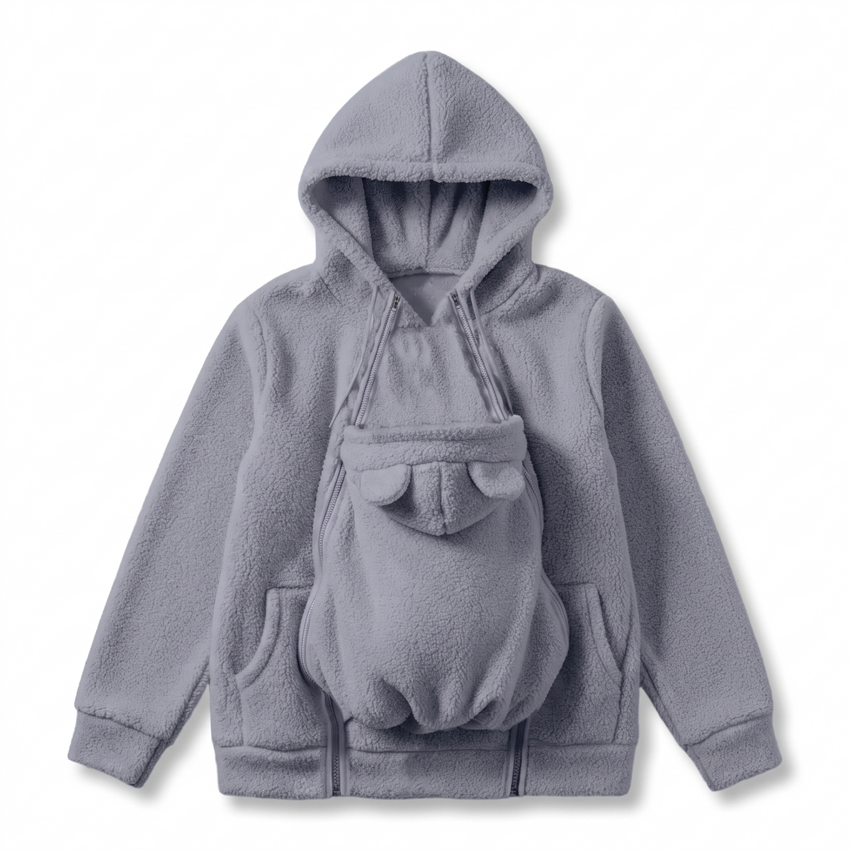 Cozy Babywearing Fleece Hoodie