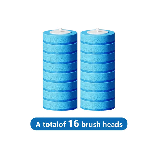 16 Refill Heads Disposable Toilet Scrubber