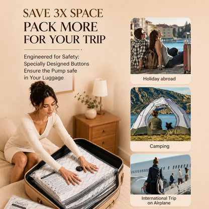 Travel Vacuum Storage Set