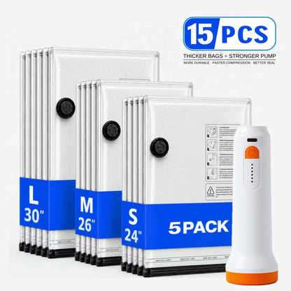 Travel Vacuum Storage Set