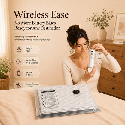 Travel Vacuum Storage Set