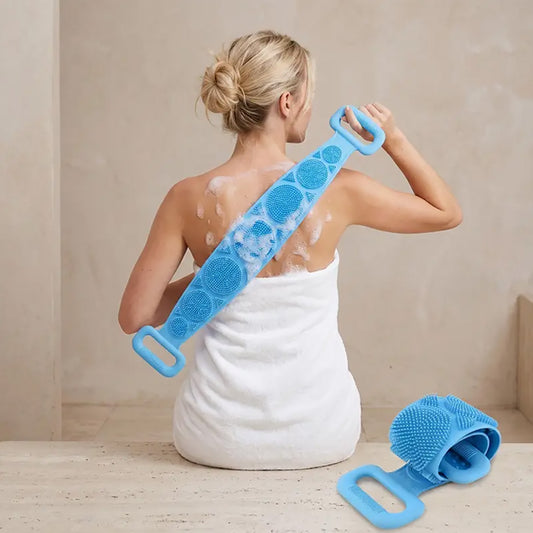 Double-Sided Silicone Back Scrubber