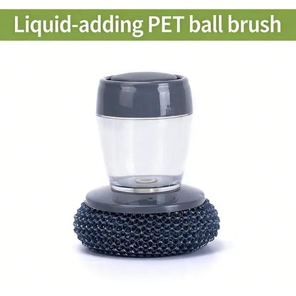 Liquid-Adding Palm Pot Brush