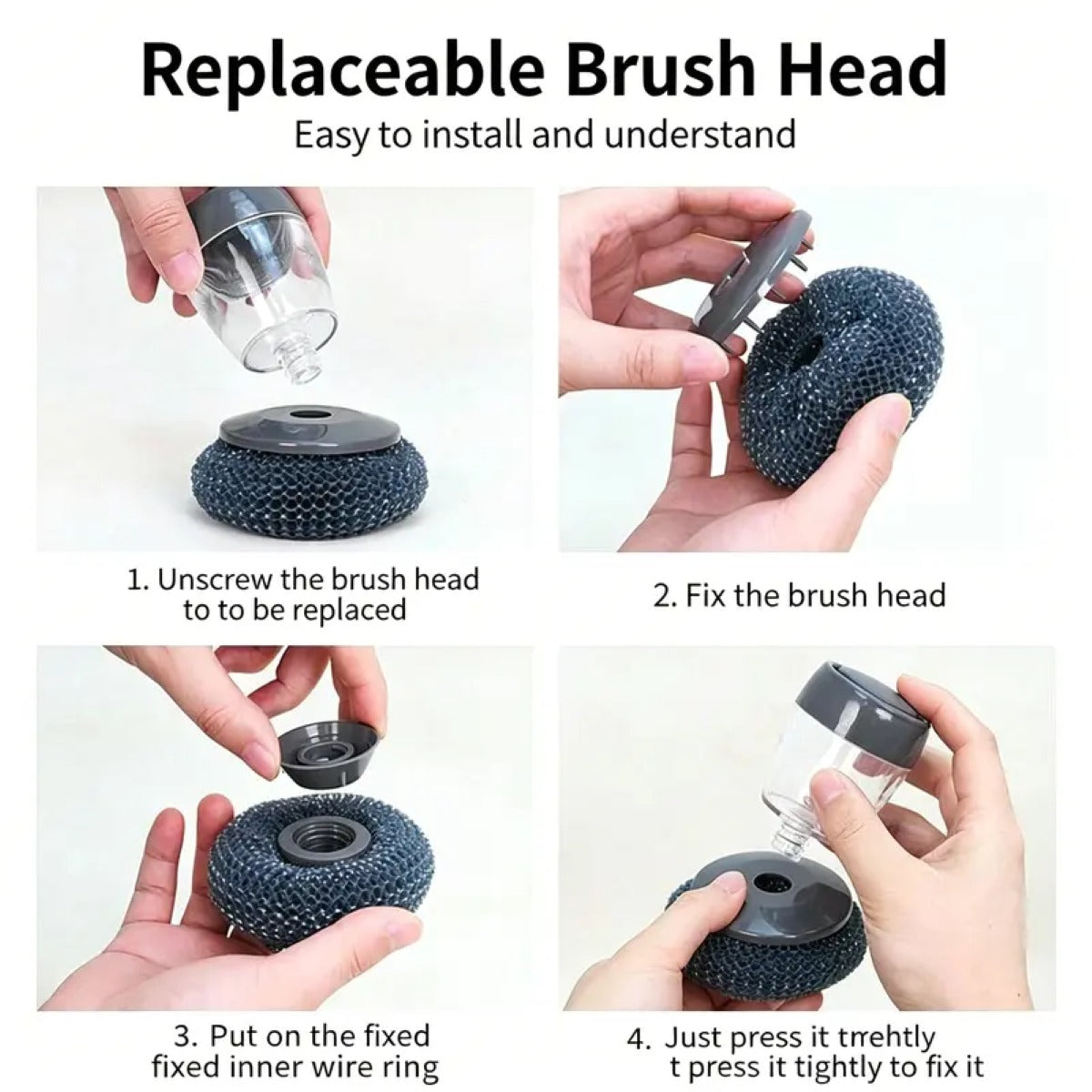 Liquid-Adding Palm Pot Brush