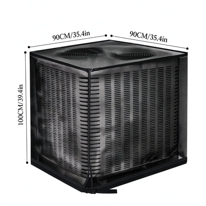 Outdoor AC Unit Cover | Mesh Dust Cover, Black