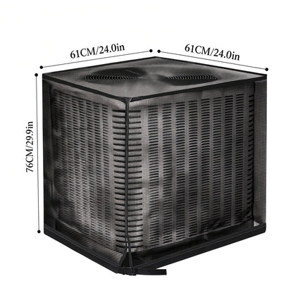 Outdoor AC Unit Cover | Mesh Dust Cover, Black