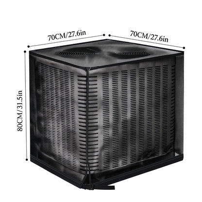Outdoor AC Unit Cover | Mesh Dust Cover, Black
