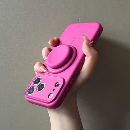 Liquid Silicone iPhone Case | Built-in Magnetic Kickstand | iPhone 13-18