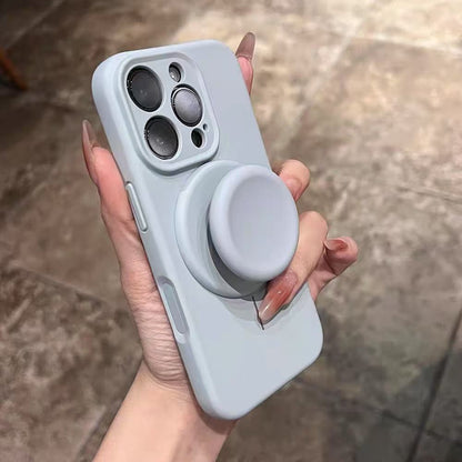 Liquid Silicone iPhone Case | Built-in Magnetic Kickstand | iPhone 13-18