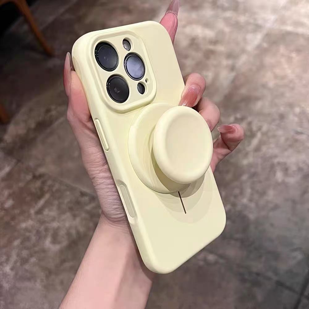 Liquid Silicone iPhone Case | Built-in Magnetic Kickstand | iPhone 13-18