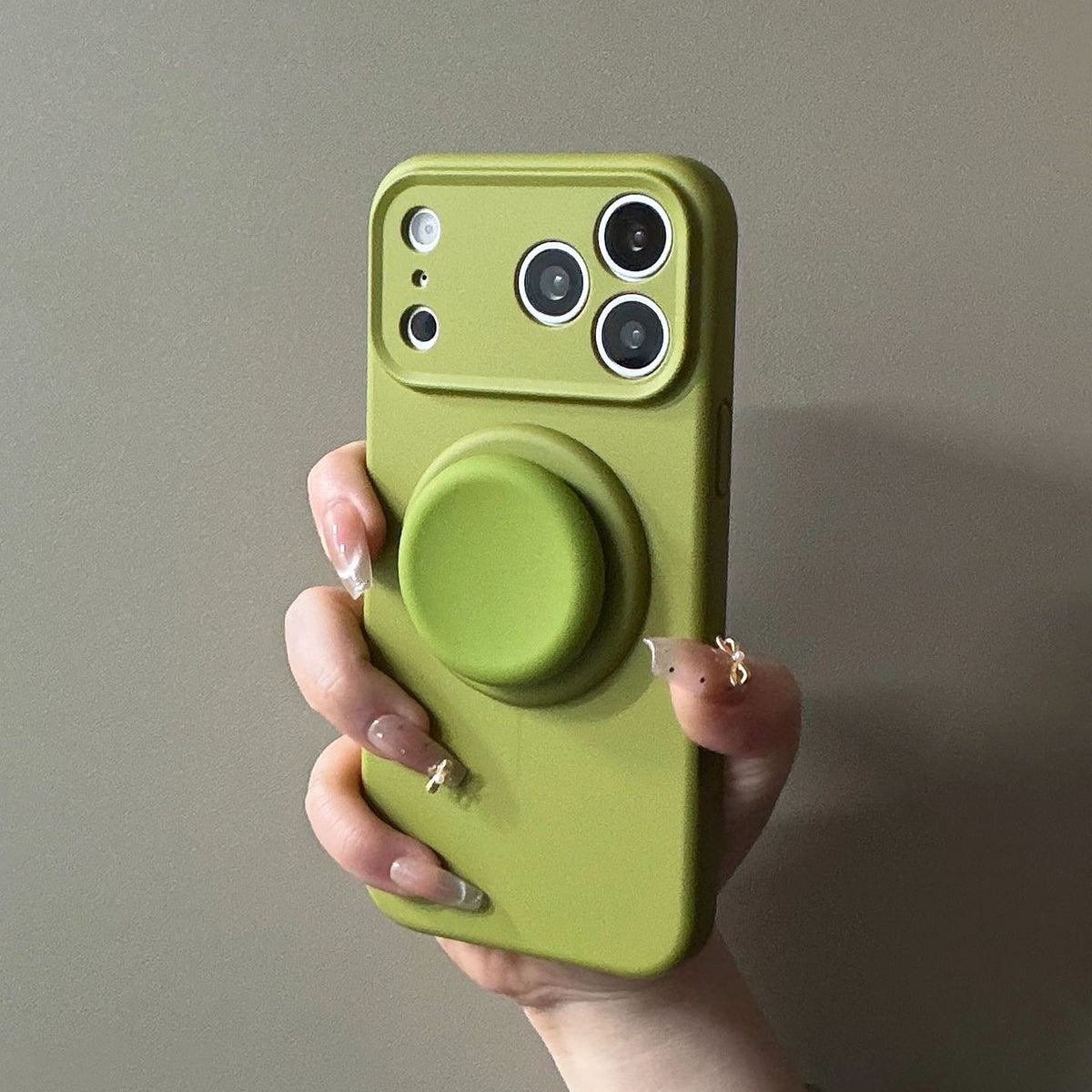Liquid Silicone iPhone Case | Built-in Magnetic Kickstand | iPhone 13-18
