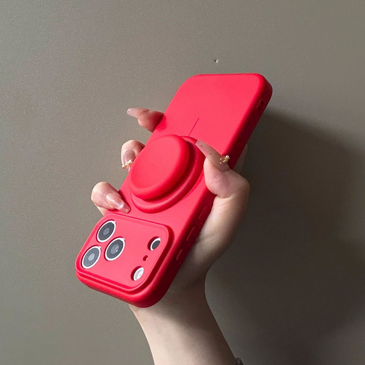 Liquid Silicone iPhone Case | Built-in Magnetic Kickstand | iPhone 13-18