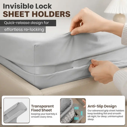 Invisible Bed Sheet Holders