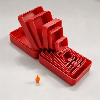 Plastic Multi-Layer Nesting Surprise Gift Box - 3D Print Novelty Prank Container for Adults, Funny Unboxing Experience for Halloween, Birthday Gifting