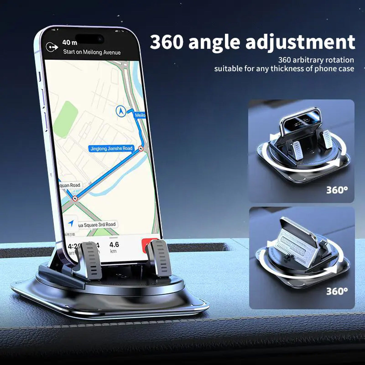 Rotating Dashboard Phone Holder