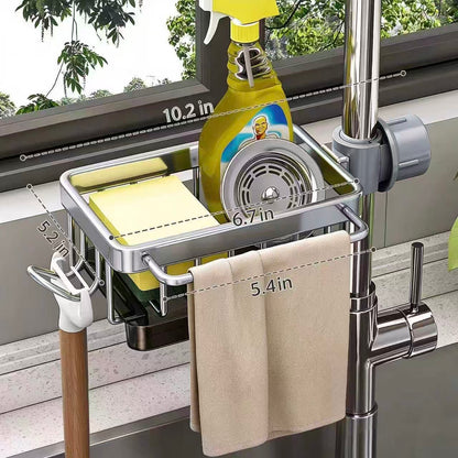 🧺Kitchen Faucet Sponge Holder | Draining Sink Caddy