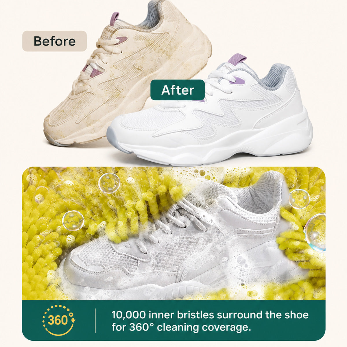 Padded Shoe Washing Bag