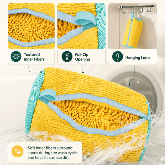 Padded Shoe Washing Bag