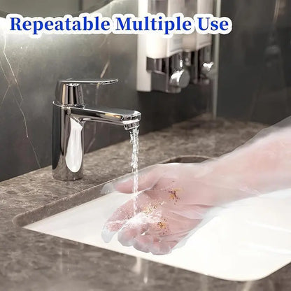 Extra Long Waterproof Gloves | 23.6 in Anti-Slip Kitchen & Cleaning Gloves