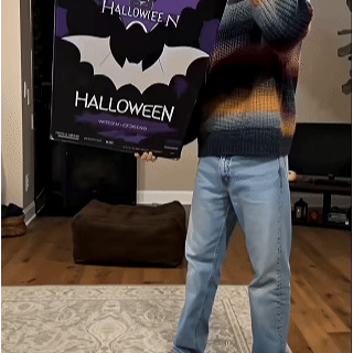 8 Pieces Halloween LED Wall Stickers