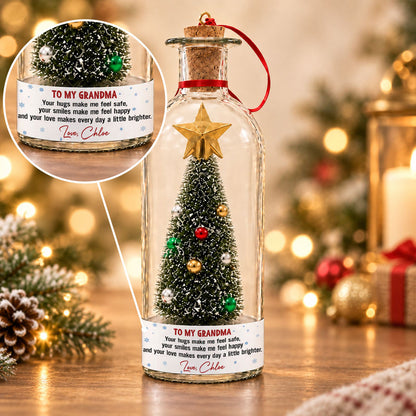 🎄Voice Recordable Ornament Glass Christmas Tree 🎁