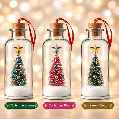 🎄Voice Recordable Ornament Glass Christmas Tree 🎁