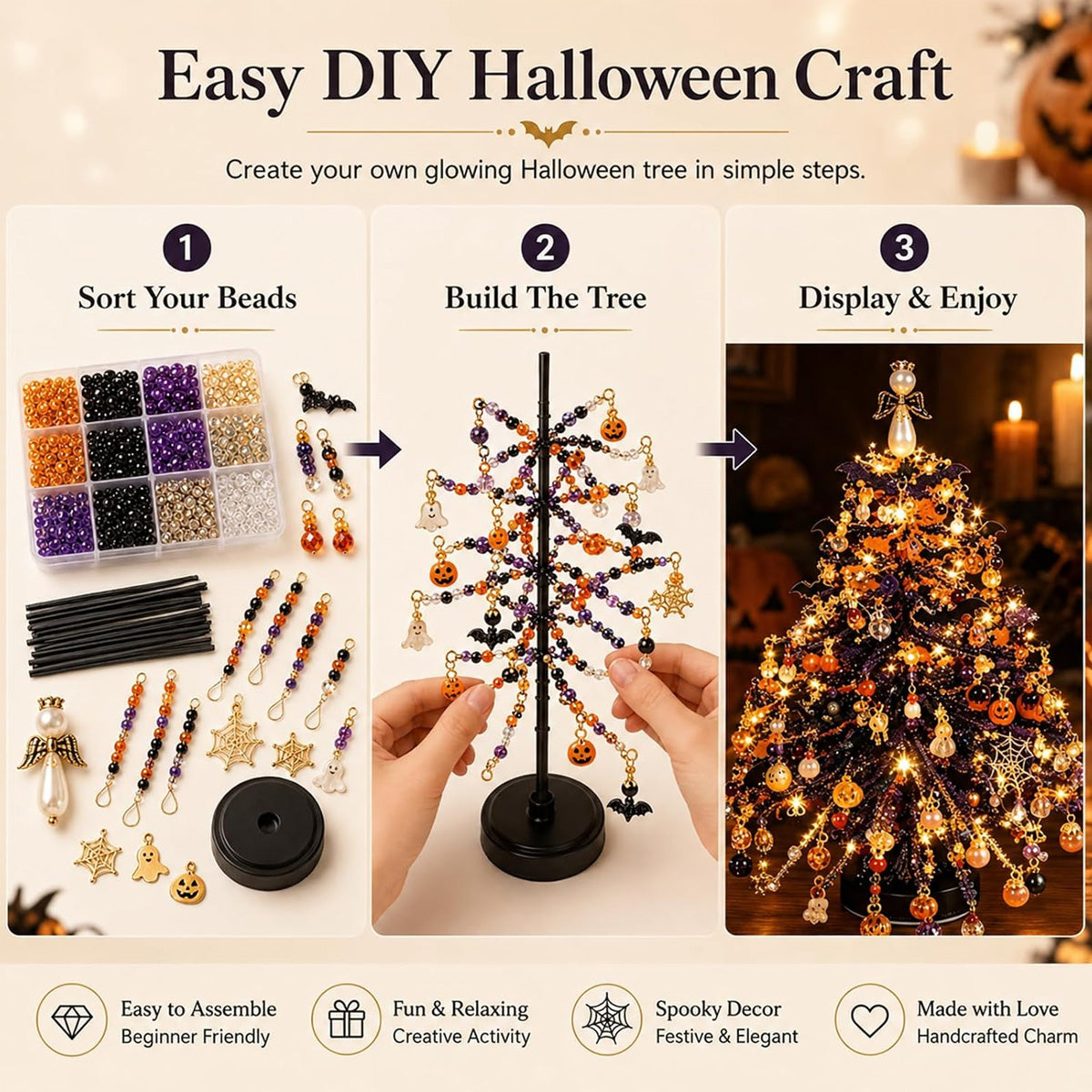Beaded Christmas Tree Kit