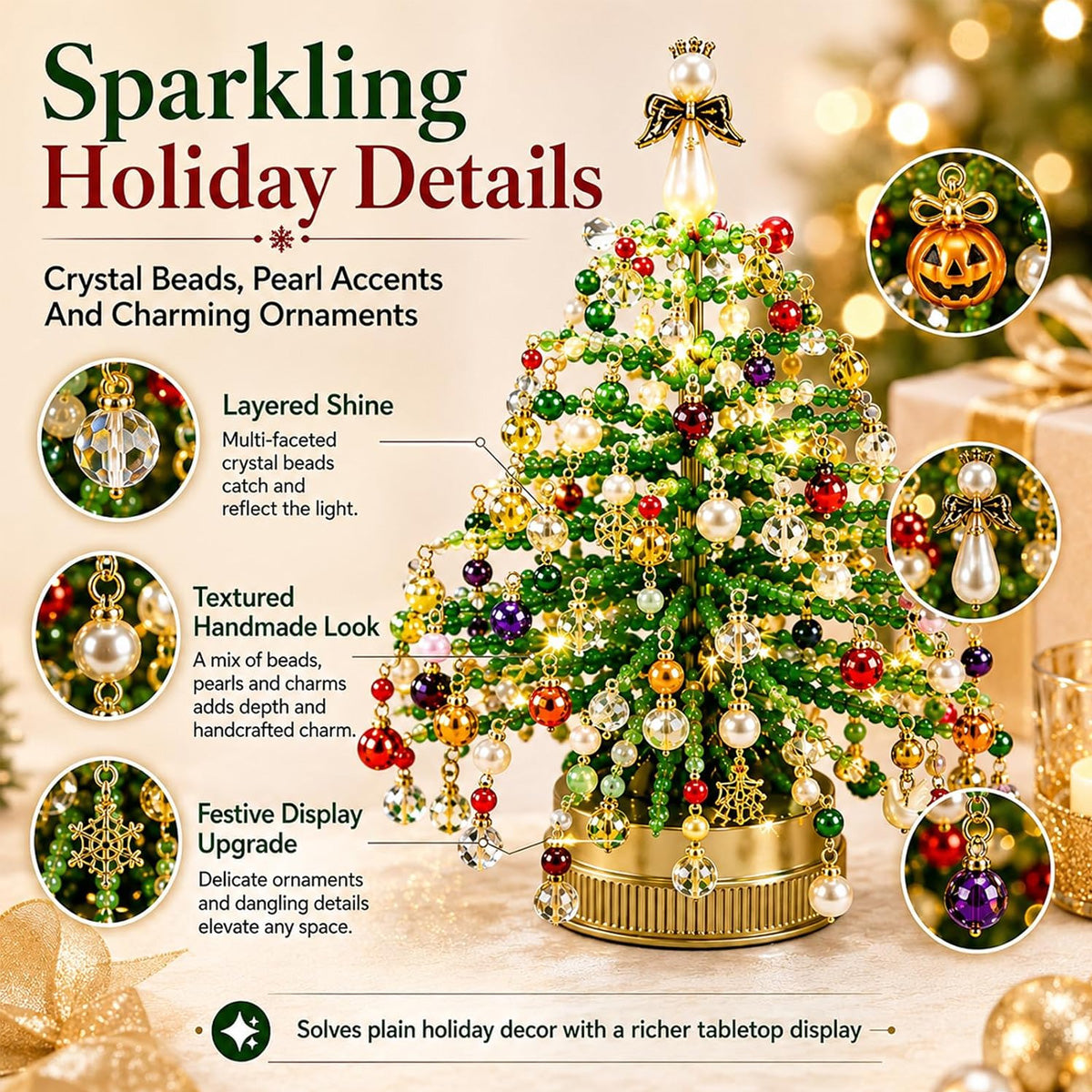 Beaded Christmas Tree Kit