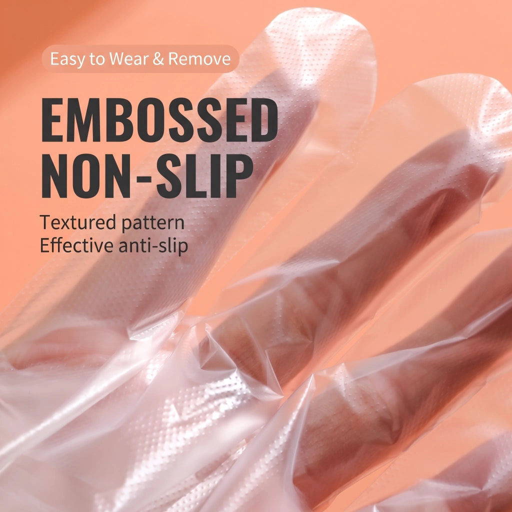 Wall-Mount Disposable Glove Dispenser with Food-Grade PE Gloves