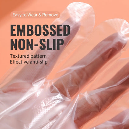 Wall-Mount Disposable Glove Dispenser with Food-Grade PE Gloves