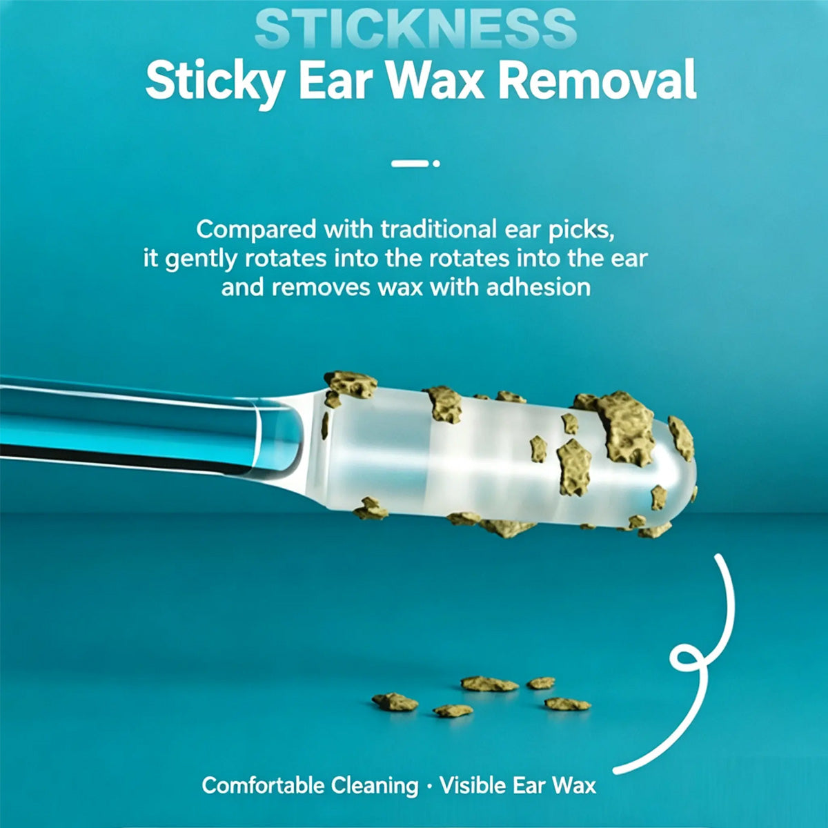 24 PCS Sticky Ear Cleaning Sticks